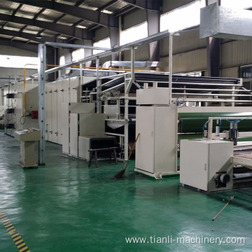 chemical bonded wadding machine wipe production line